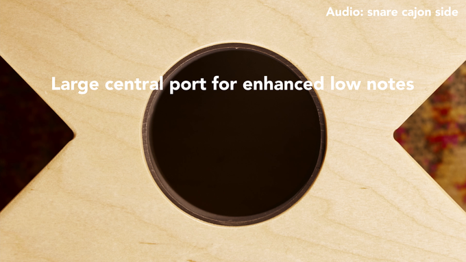 Hybrid Slaptop Cajon, Natural video